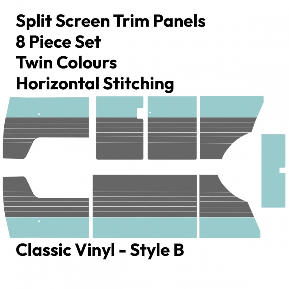 Trim Panel Set Style B - VW Splitscreen 1955 - 1967